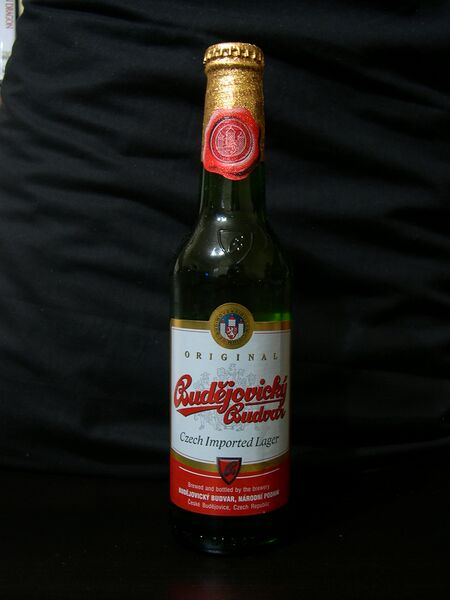 File:Budweiser Budvar beer bottle.jpg