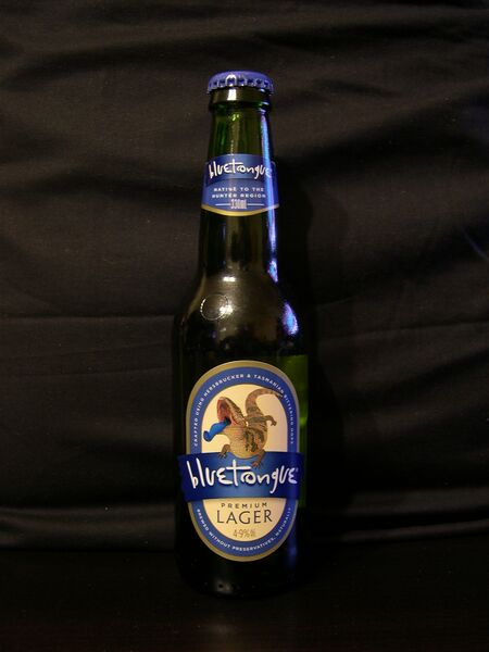 File:Bluetongue beer bottle.jpg